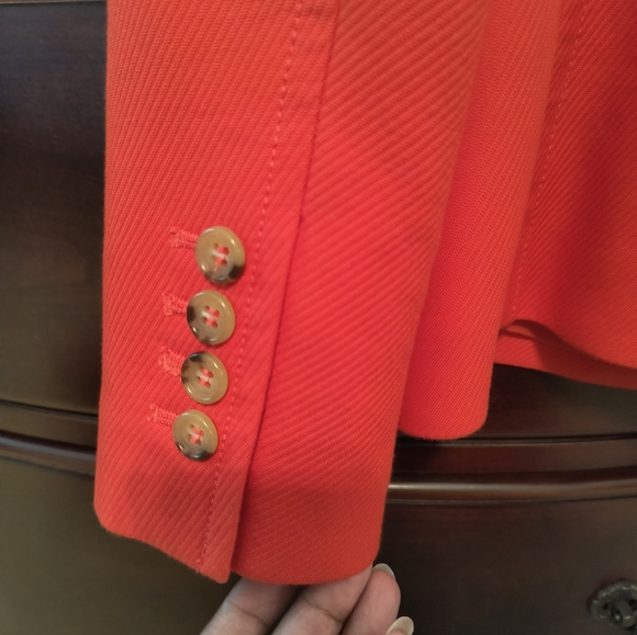 Talbots Orange Blazer - Picture 2 of 4